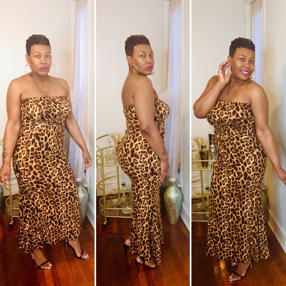 Leopard Tub Dress - Picture 5 of 5